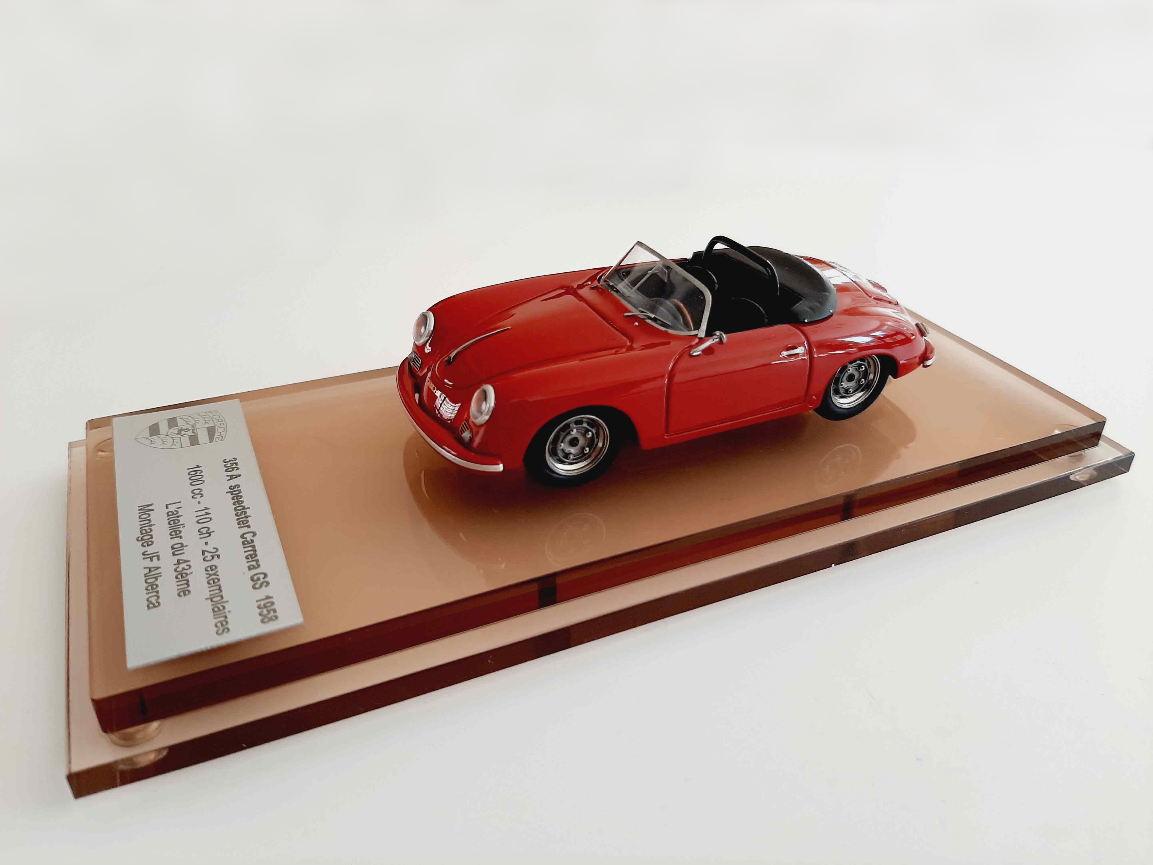 JF Alberca : Porsche 356 speedster red